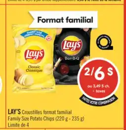 Pharmaprix LAY'S Family Size Potato Chips offer