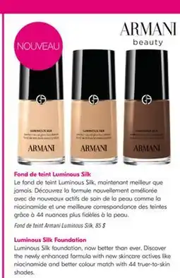 Pharmaprix Armani Luminous Silk Foundation offer