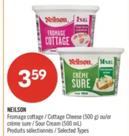 Pharmaprix NEILSON Cottage Cheese (500 g) or Sour Cream (500 mL) offer