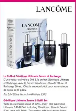 Pharmaprix Lancôme Génifique Ultimate Radiance Duo offer