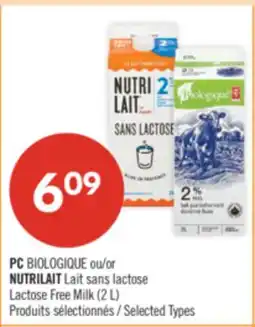 Pharmaprix PC or NUTRILAIT Lactose Free Milk (2 L) offer