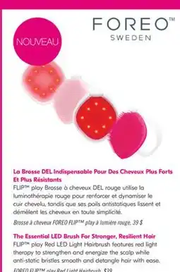 Pharmaprix FOREO FLIP play Red Light Hairbrush offer