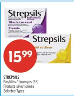 Pharmaprix STREPSILS Lozenges offer