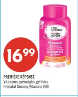 Pharmaprix PREMIÈRE RÉPONSE Prenatal Gummy Vitamins offer