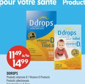 Pharmaprix DDROPS Vitamin D Products offer