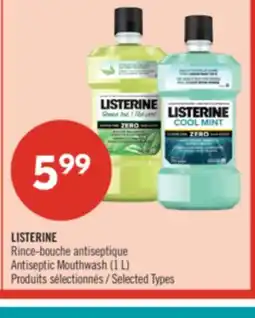 Pharmaprix LISTERINE Antiseptic Mouthwash offer