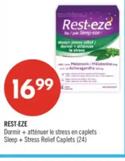 Pharmaprix REST·EZE Dormir + atténuer le stress en caplets Sleep + Stress Relief Caplets offer