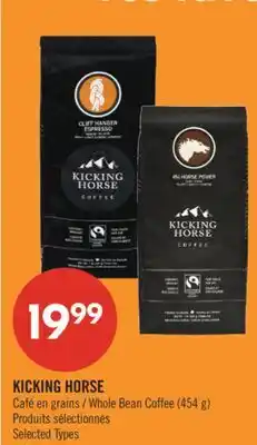 Pharmaprix KICKING HORSE Whole Bean Coffee offer