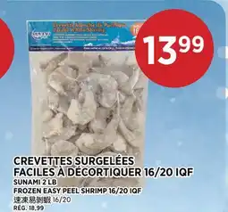 Kim Phat SUNAMI FROZEN EASY PEEL SHRIMP 16/20 IQF offer