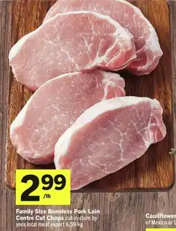 IGA Family Size Boneless Pork Loin Centre Cut Chops offer