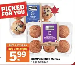 IGA Compliments muffins offer