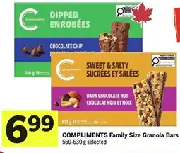 IGA Compliments family size granola bars offer