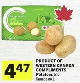 IGA Potatoes offer