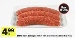 IGA Store-Made Sausage offer