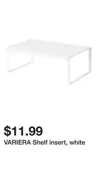IKEA VARIERA Shelf insert, white offer