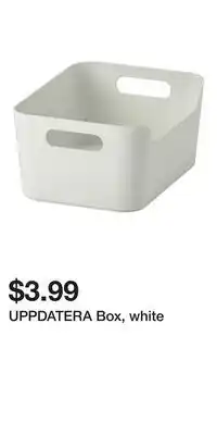 IKEA UPPDATERA Box, white offer