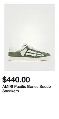 Holt Renfrew AMIRI Pacific Bones Suede Sneakers offer