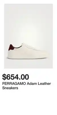 Holt Renfrew FERRAGAMO Adam Leather Sneakers offer