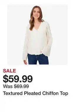 TSC Stores Textured Pleated Chiffon Top offer