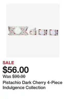 TSC Stores Pistachio Dark Cherry 4-Piece Indulgence Collection offer