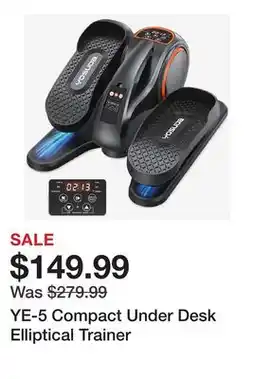 TSC Stores YE-5 Compact Under Desk Elliptical Trainer offer