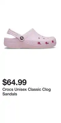 Sport Chek Crocs Unisex Classic Clog Sandals offer