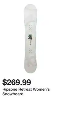Sport Chek Ripzone Retreat Women's Snowboard offer