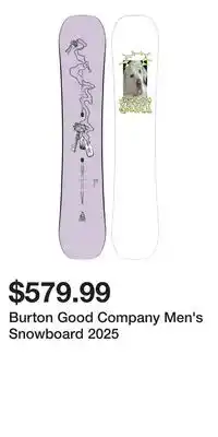 Sport Chek Burton Good Company Men's Snowboard 2025 offer