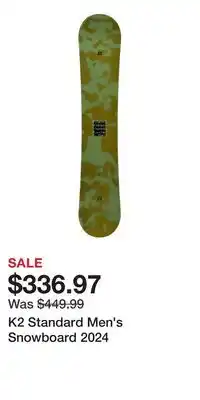Sport Chek K2 Standard Men's Snowboard 2024 offer