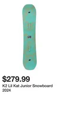 Sport Chek K2 Lil Kat Junior Snowboard 2024 offer