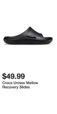 Sport Chek Crocs Unisex Mellow Recovery Slides offer