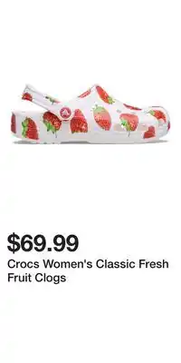 Sport Chek Crocs Women's Classic Fresh Fruit Clogs offer