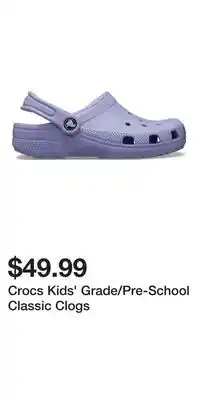 Sport Chek Crocs Kids' Grade/Pre-School Classic Clogs offer