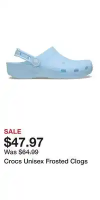 Sport Chek Crocs Unisex Frosted Clogs offer