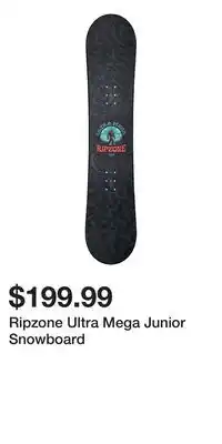 Sport Chek Ripzone Ultra Mega Junior Snowboard offer