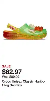 Sport Chek Crocs Unisex Classic Haribo Clog Sandals offer