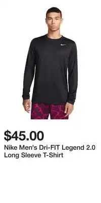 Sport Chek Nike Men's Dri-FIT Legend 2.0 Long Sleeve T-Shirt offer