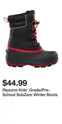 Sport Chek Ripzone Kids' Grade/Pre-School SubZero Winter Boots offer