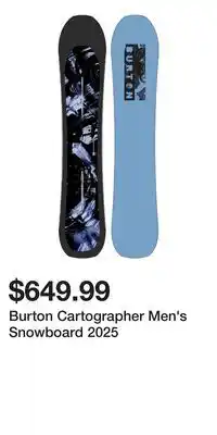 Sport Chek Burton Cartographer Men's Snowboard 2025 offer