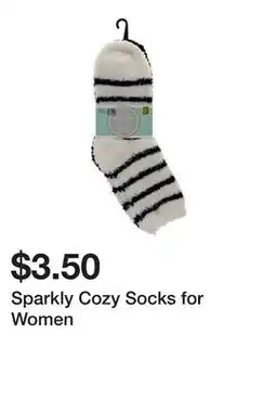 Dollarama Sparkly Cozy Socks for Women offer