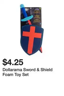 Dollarama Dollarama Sword & Shield Foam Toy Set offer