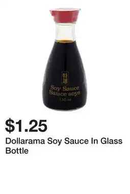 Dollarama Dollarama Soy Sauce In Glass Bottle offer