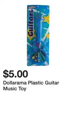 Dollarama Dollarama Plastic Guitar Music Toy offer