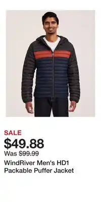 Mark's WindRiver Men's HD1 Packable Puffer Jacket offer