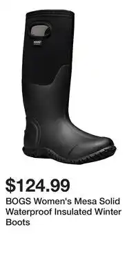 Mark's BOGS Women's Mesa Solid Waterproof Insulated Winter Boots offer