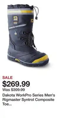 Mark's Dakota WorkPro Series Men's Rigmaster Syntrol Composite Toe Composite Plate IceFX Winter Work Boots offer