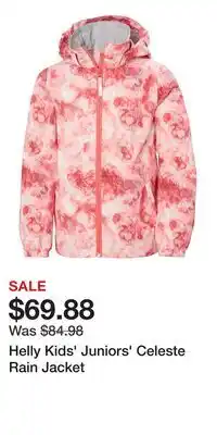 Mark's Helly Kids' Juniors' Celeste Rain Jacket offer
