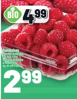 Metro FRAMBOISES| RASPBERRIES offer