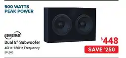 Visions Electronics Soundstage Dual 8 Subwoofer offer