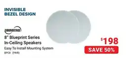 Visions Electronics Soundstage 8 Blueprint Series In-Ceiling Speakers offer
